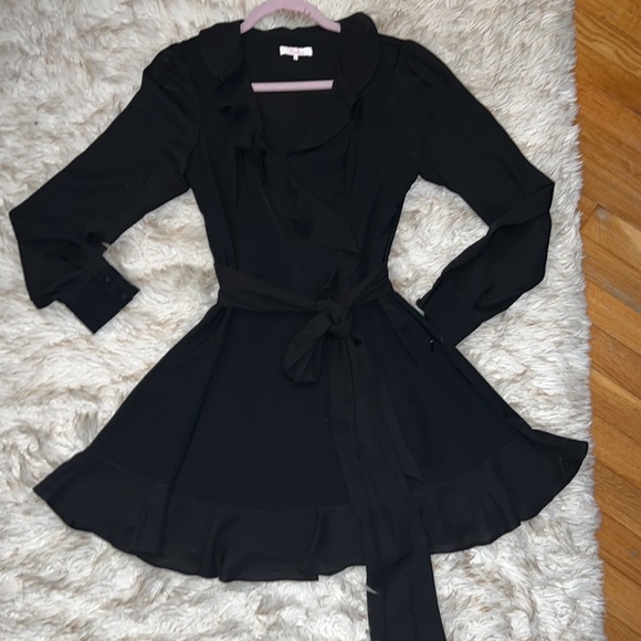 Parker SURPLICE TIE FRONT COCKTAIL DRESS - Picture 5 of 13